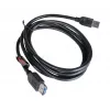 USB 3.0 kábel Akasa AK-CBUB02-15BK 1,5m čierny
