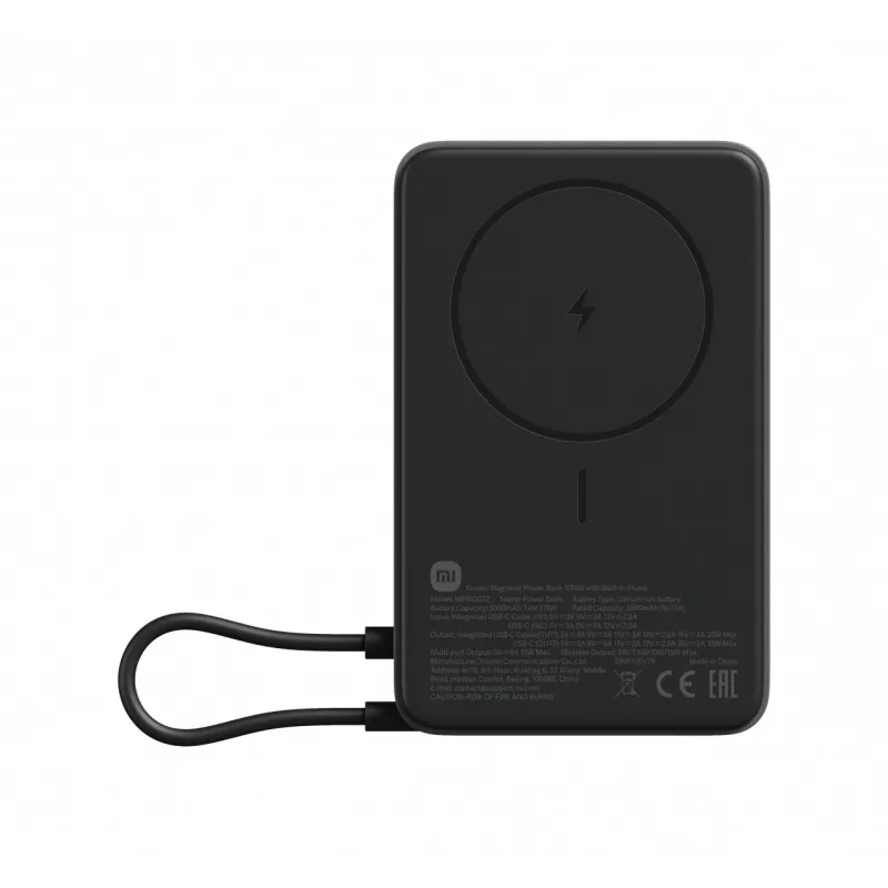Xiaomi Power Bank 33W Magnetic 10000mAh, sivá (BHR08P9GL)