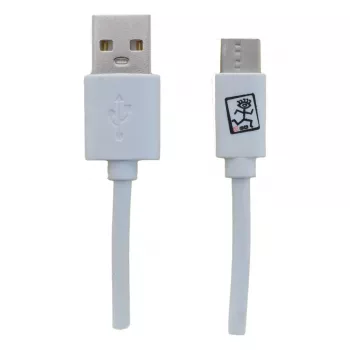 USB kábel 2GO 795925 1m Micro-USB B USB C USB 3.2 Gen 1 biely