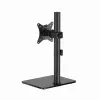Monitor stolový stojan GEMBIRD MS-D1ST-03 plne pohyblivý pre 17–32 inch obrazovky, oceľ, čierny, VESA 75x75–100x100, 9 kg