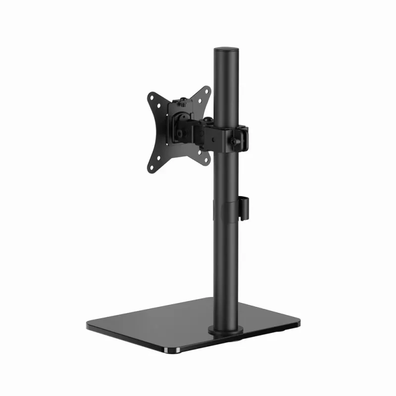 Monitor stolový stojan GEMBIRD MS-D1ST-03 plne pohyblivý pre 17–32 inch obrazovky, oceľ, čierny, VESA 75x75–100x100, 9 kg