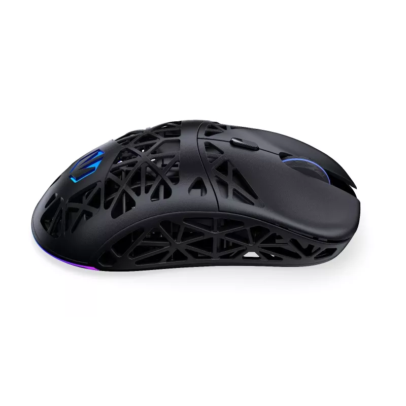 Endorfy LIV Wireless EY6A018 herná myš, optická 12000 DPI, Bluetooth/2,4 GHz/drôtová USB-C, 6 tlačidiel, RGB, čierna