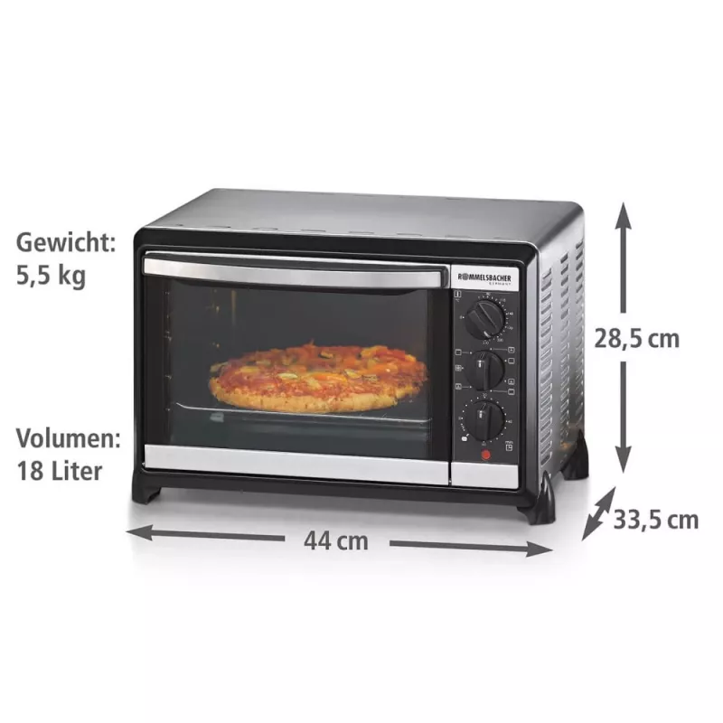 Mini rúra na pečenie Rommelsbacher BG 1055/E