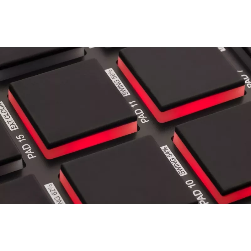 Audio Mixer Akai MPD218 čierny 16 padov USB MIDI Controller