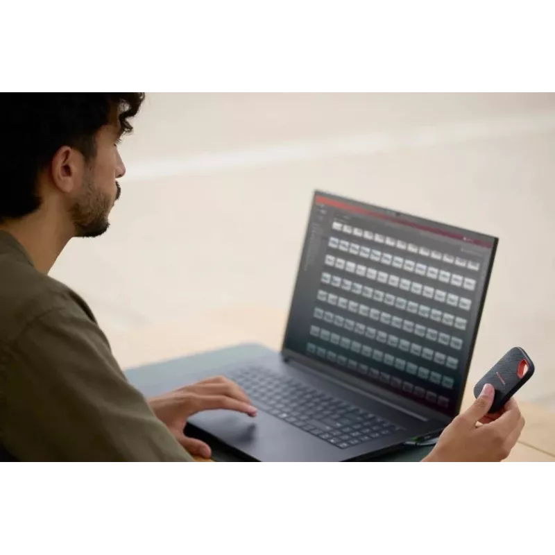 Externý SSD | SANDISK | rýchlosť čítania 2000 MB/s | 4000 GB | SDSSDE70-4T00-G25