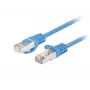 Lanberg PCF6-20CC-0100-B Patch kábel Cat.6 FTP, 1 m, modrý, balenie 10 ks