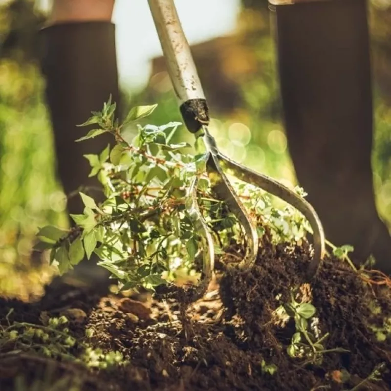 Fiskars Xact™ Cultivator 3 sivá, biela ručný kyprič