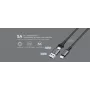 USB Type-C 2-in-1 kábel Orsen S8, 5A, 1,5 m (rýchle nabíjanie/prenos dát)