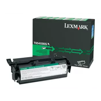 Tonerová kazeta Lexmark T654X80G 36K PGS čierna
