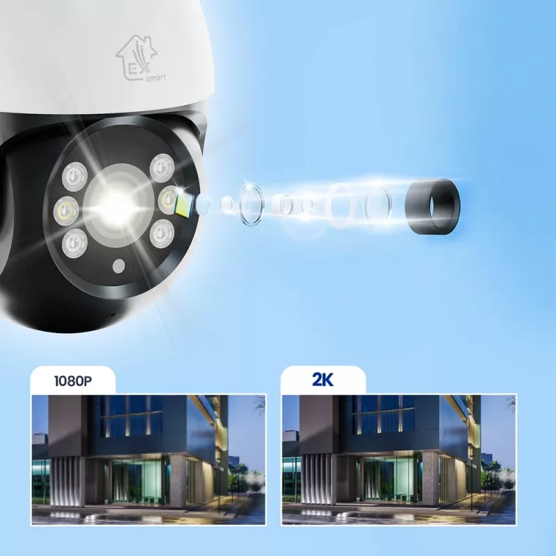 Extralink Perun outdoorová bezpečnostná kamera EOC-268 | IP kamera | 1296p, PTZ