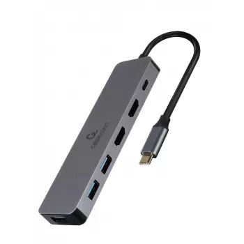 Gembird A-CM-COMBO3-03 USB Type-C 3-in-1 multi-port adaptér (hub + HDMI + PD)