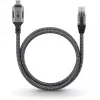 Goobay 70752 ethernetový kábel USB-C 3.1 na RJ45, Cat6 F/UTP, 5 m, čierny/strieborný