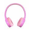 Denver BTH-106P detské slúchadlá cez uši, drôtové aj bezdrôtové (Bluetooth), ružové