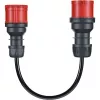 go-e sada adaptérov pre Gemini flex 11 kW, 3-dielna sada (čierna, 30 cm)