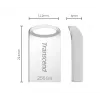 USB kľúč 256GB Transcend JetFlash 710 USB3.1 strieborný