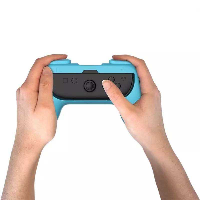 Držiak ovládača Subsonic Joy-Cons komfortný grip Switch & Switch 2 ružový tyrkysový