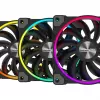 ALPENFÖHN Wing Boost 3 120mm ARGB skriňový ventilátor, balenie 3 ks, čierna