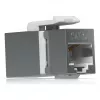 Keystone spojka Ubiquiti UACC-Keystone-Coupler-C6A plochá nerezová oceľ RJ-45