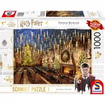 Thomas Kinkade Studios Wizarding World Harry Potter – Veľká sieň, puzzle 1000 dielikov