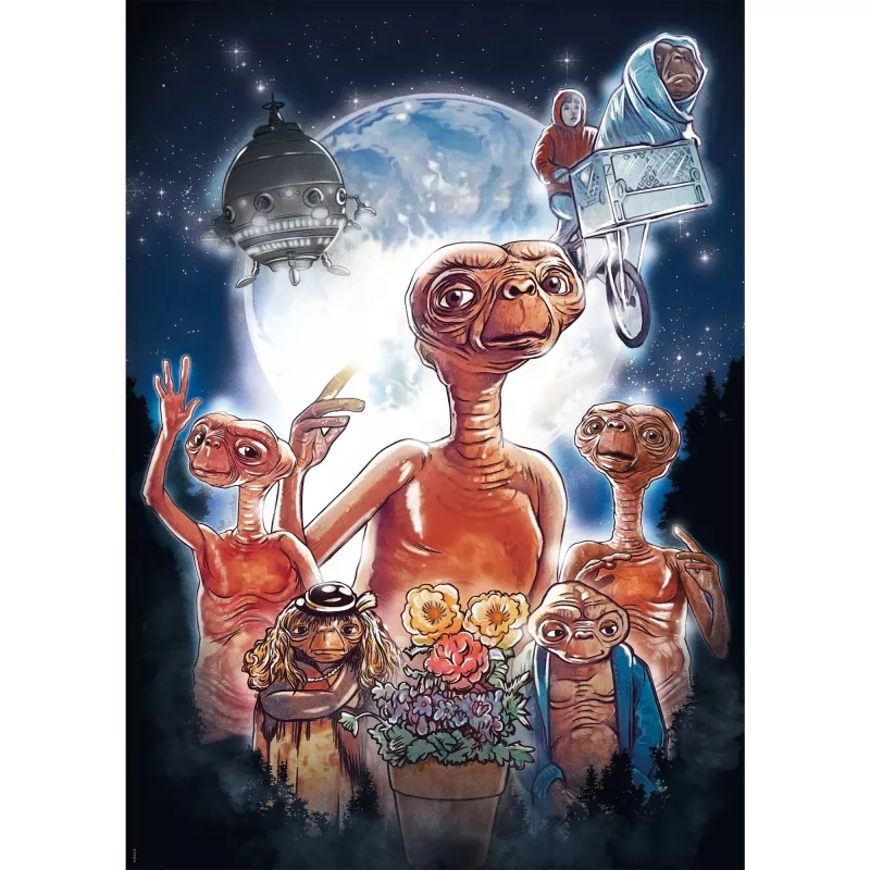 E.T. The Alien - Dobrodružstvo mimozemšťana, puzzle 1000 dielikov