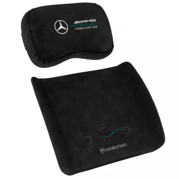 noblechairs set vankúšov z memory foam - Mercedes-AMG Petronas Formula One Team Edition
