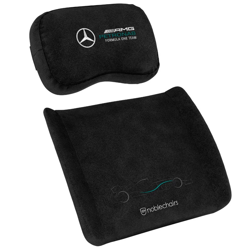 noblechairs set vankúšov z memory foam - Mercedes-AMG Petronas Formula One Team Edition
