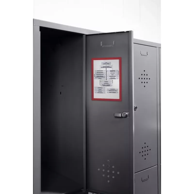 Magnetický rám Durable DURAFRAME A4 červený
