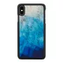 Puzdro na telefón iKins pre iPhone XS Max — modré jazero čierny finiš