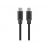 Goobay USB-C™ 3.1 Generation 1 kábel, čierny, 3 m – konektor samec USB-C™ > konektor samec USB-C™ (66509)