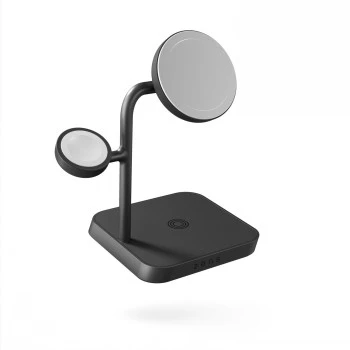 ZENS ZEAPDC01/00 nabíjačka mobilných zariadení slúchadlá, smartfón, smart hodinky, tablet čierna AC bezdrôtové nabíjanie rýchle nabíjanie interiérová