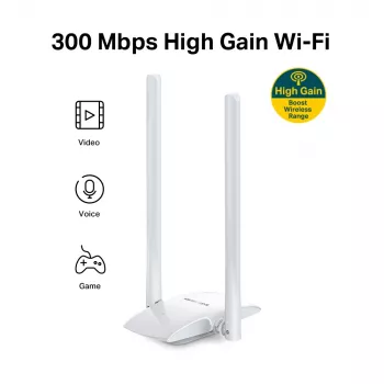 Bezdrôtový USB adaptér Mercusys MW300UH