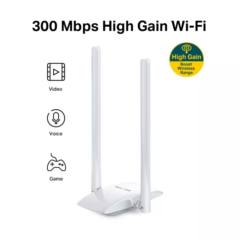 Bezdrôtový USB adaptér Mercusys MW300UH