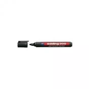 Permanentný marker Edding 300 čierny 10 ks