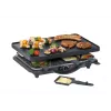 Steba RC 28 liatinový raclette gril, 1400 W, 8 panvičiek, čierny