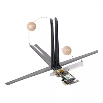 Cudy WE3000 interná sieťová karta Wi-Fi / Bluetooth 2400 Mbit/s
