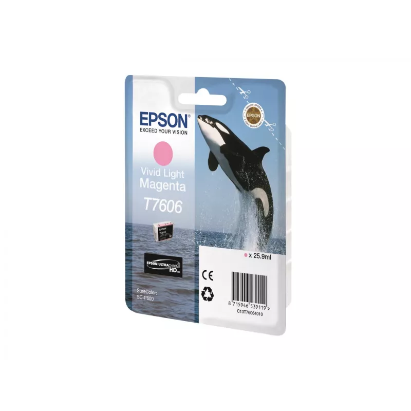 Epson C13T76064N10 atramentová kazeta 1 ks originálna svetlá purpurová