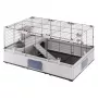 Klietka FERPLAST Modular 2 pre králiky a morčatá 109 x 72 x 56 cm, kov, sivá, rozostup mriežok 23 mm