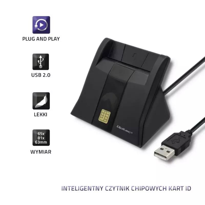 RFID čítačka Qoltec 50643