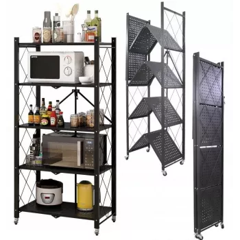 Topeshop Storage Rack FS005 záhradný regál na náradie samostatne stojaci pozinkovaná oceľ