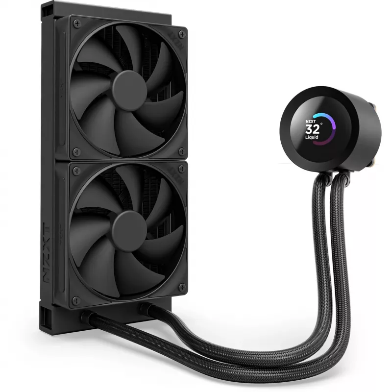 NZXT Kraken Plus 240 procesorový all-in-one kvapalinový chladič 12 cm čierna
