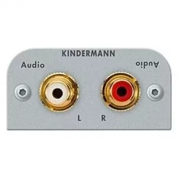 Zásuvkový modul 2 x RCA Kindermann 7441000510
