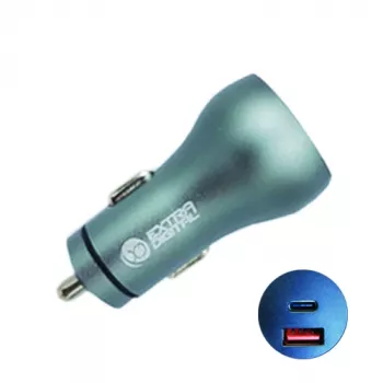 Nabíjačka USB 3.0 + Type-C: 12-24V, 36W, QC3.0 + PD