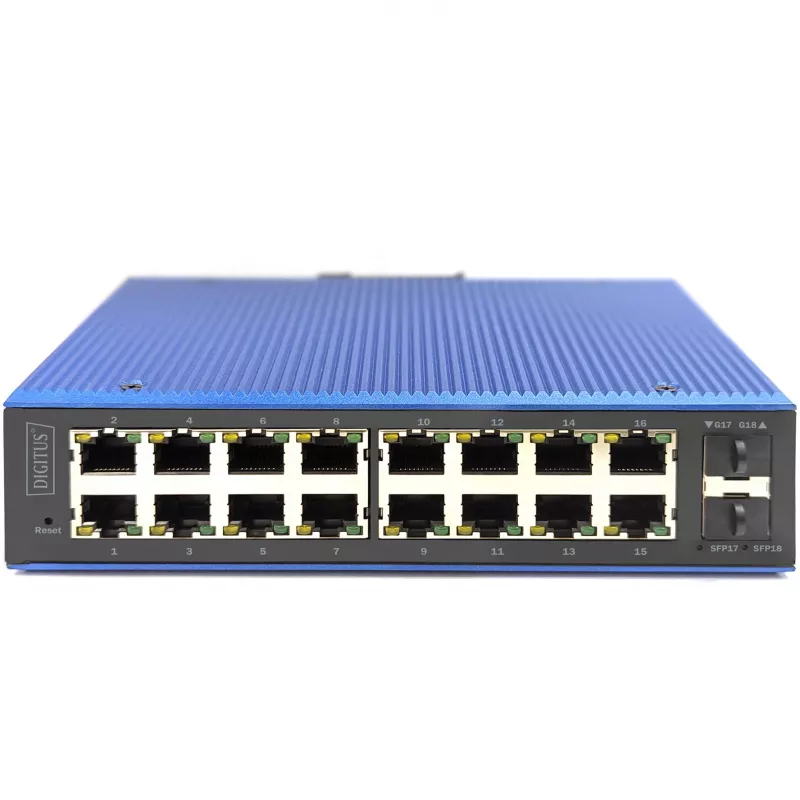 Spravovaný switch DIGITUS DN-651159 16+2-port Gigabit Ethernet PoE