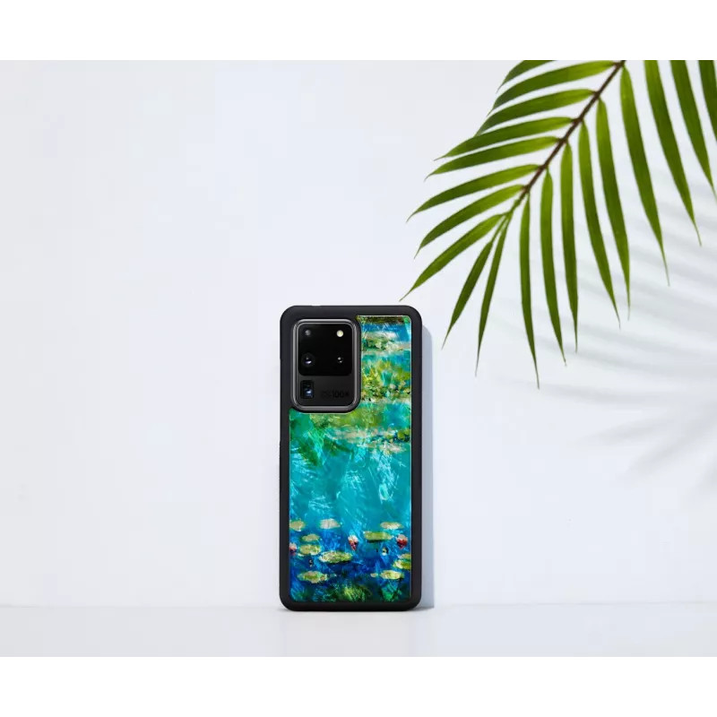 Ochranné puzdro iKins pre Samsung Galaxy S20 Ultra – čierny dizajn lekien