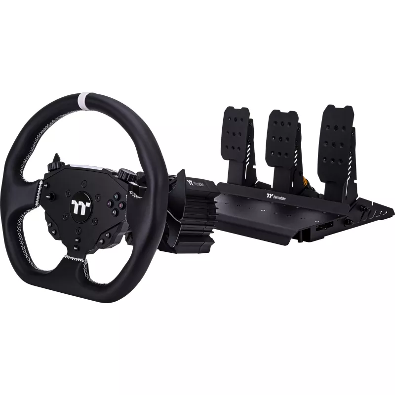 G6 Direct Drive Racing Wheel s pedálmi balík, set simulátora čierny