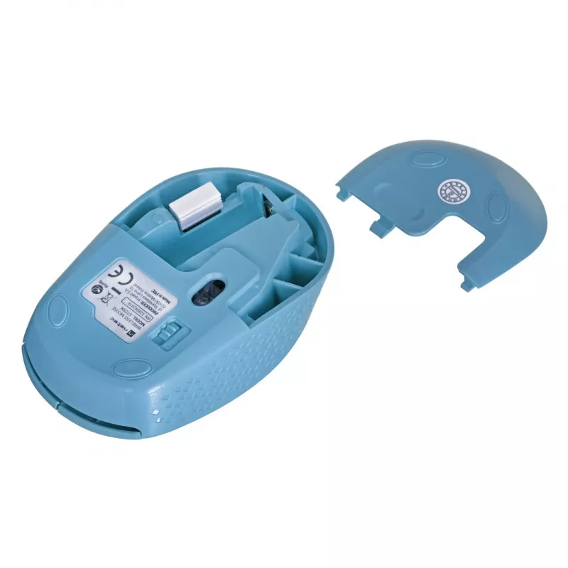 Natec Stork NMY-2001 bezdrôtová optická myš, 1600 DPI, USB prijímač, modrá