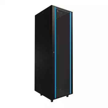 Voľne stojaci rack Extralink racková skriňa 42U 600x800 čierna