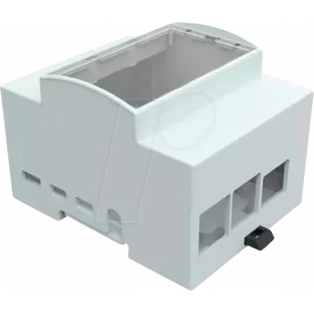 JOY-IT RPI CASE DIN4 - puzdro pre Raspberry Pi 4, DIN lišta, sivá/trans. (RB-CASEP4+07)