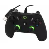 Esperanza EGG110K Vanquisher drôtový USB gamepad pre PC/PS3, s vibráciami, 12 tlačidiel, 2 analógové páčky, čierno-zelený