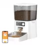 Automatický dávkovač krmiva Oneisall PFD001 Pro biely — kapacita 4L, programovateľné kŕmenie